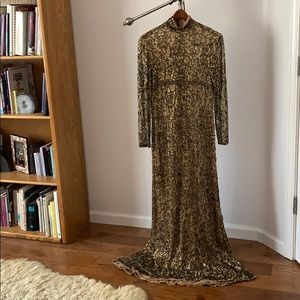 Ralph Lauren Full Length Beaded Gown